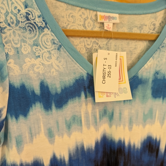 NWT LuLaRoe Small Christy Tee - Picture 2 of 5